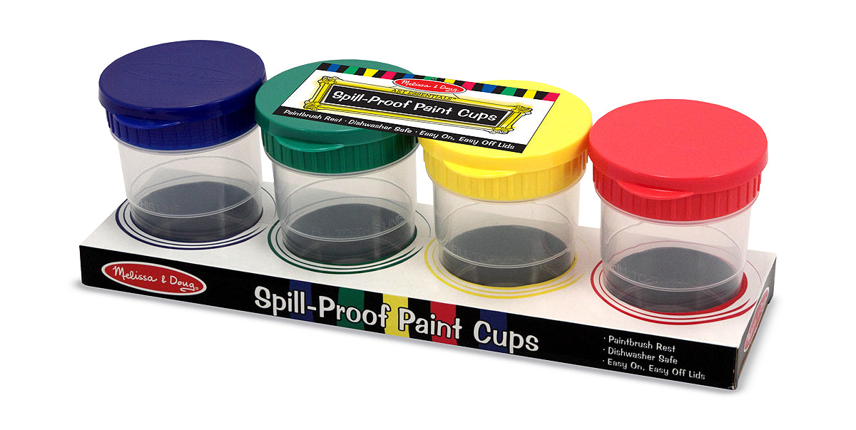 Melissa & Doug Spill-Proof Paint Cups – Mother Earth Baby/Curious Kidz Toys