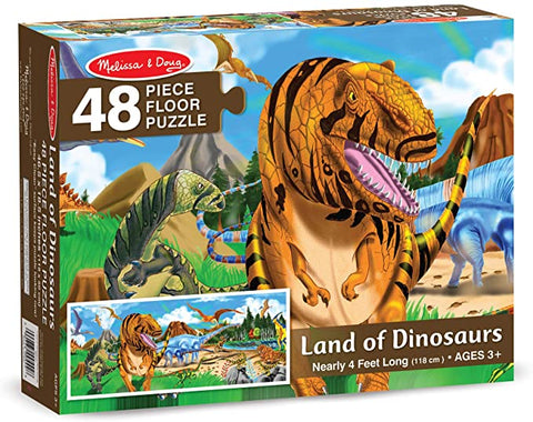 Melissa & Doug Land of Dinosaur 48 Piece Floor Puzzle