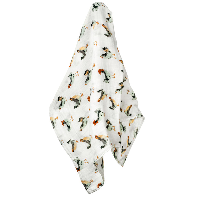 Milkbarn Muslin Swaddle Blanket - Organic Cotton