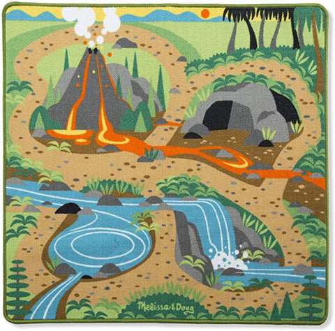 Melissa & Doug Prehistoric Playground Dinosaur Rug