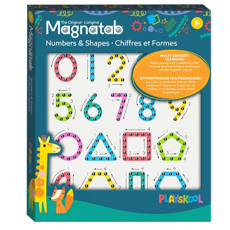 Magnatab Playskool Magnatab Numbers & Shapes