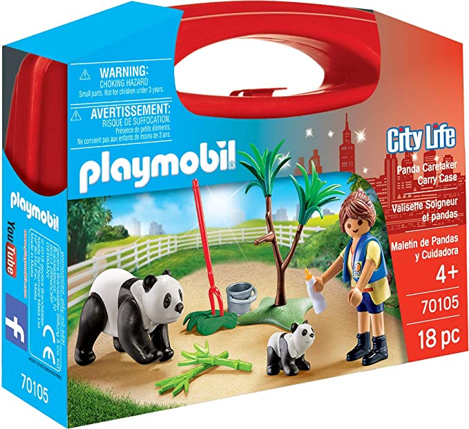 Playmobil Panda Caretaker Carry Case Item Number: 70105