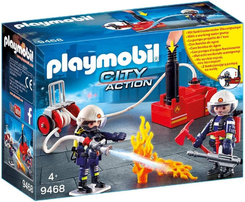 Playmobil Firefighters with Water Pump Item Number: 9468