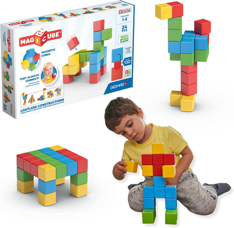 Geomag™ Magicubes Magnetic Blocks, 24 Pieces