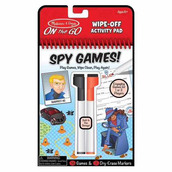 Melissa & Doug On the Go Wipe-Off Activity Pads