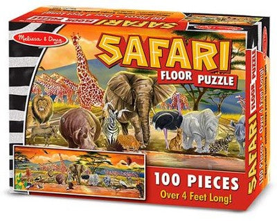 Melissa & Doug Safari floor puzzle - 100 pieces