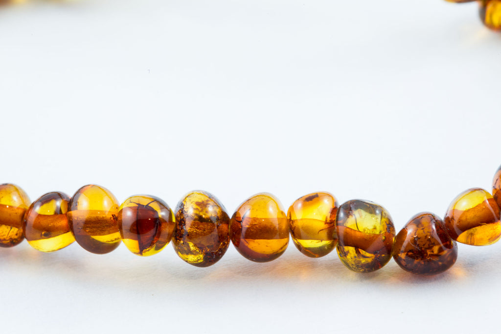 Baltic Honey Polished Mixed Amber Adult Necklace