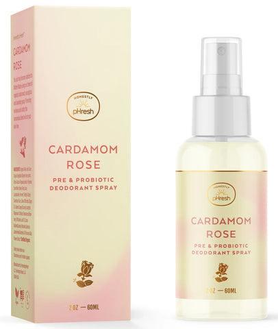 Honestly pHresh Cardamom Rose Pre/Probiotic Deodorant Body Spray