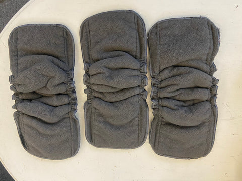 GENTLY USED Charcoal Bamboo Inserts - Contour