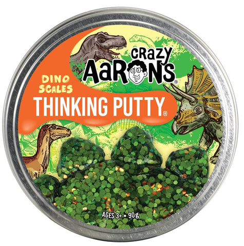 Crazy Aaron's Dino Scales 4" Thinking Putty Tin
