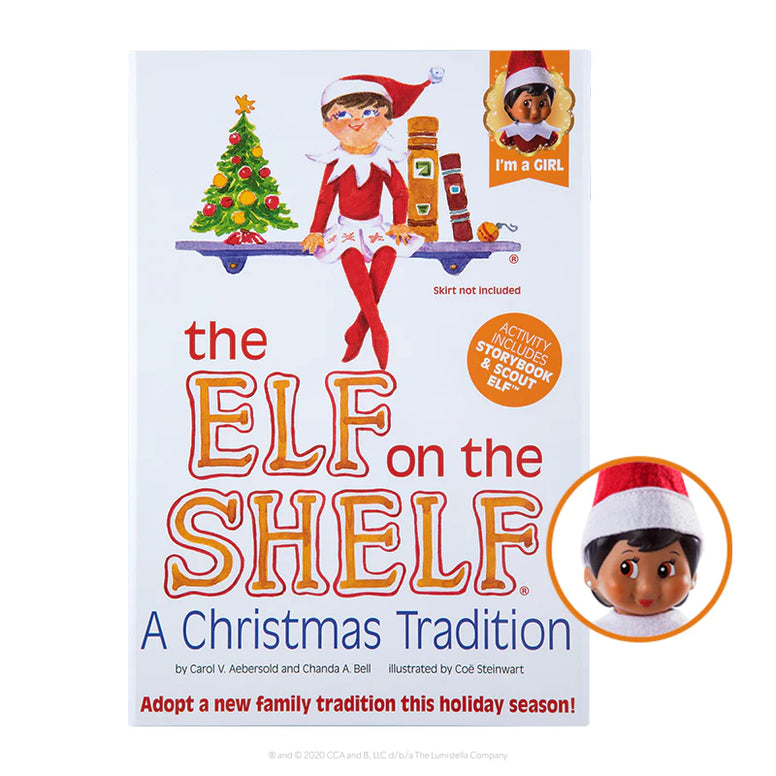 Elf on the Shelf Girl Brown Eyes