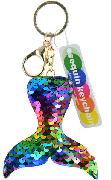 The Toy Network Flip Sequin Mermaid Tail Keychain