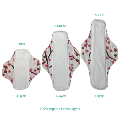 Thirsties Menstrual Pad 3 Pack Sampler - Discontinued