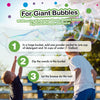 South Beach Bubbles WOWmazing™ Bubble POWDER (6 packets) - Turns Dish Detergent into Giant Bubbles. Makes 6 GALLONS! Made in USA