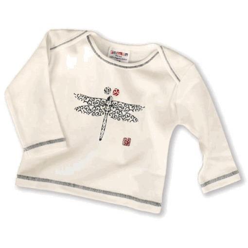 Sckoon Organic Lap Neck Tee - Dragonfly