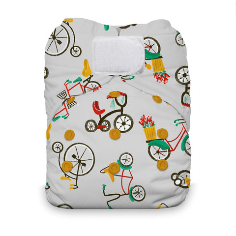 Thirsties Natural One Size AIO Cloth Diaper - HOOK & LOOP - FINAL CLEARANCE
