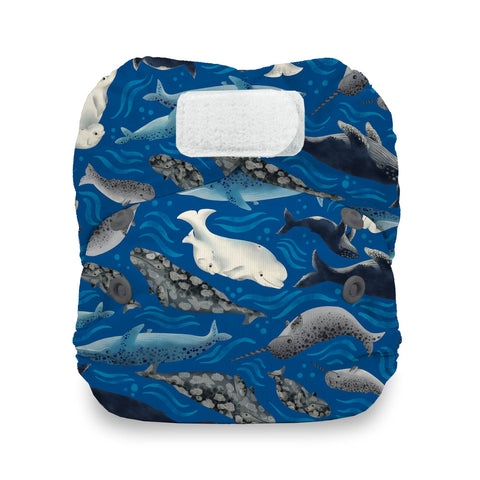 Thirsties Natural Newborn AIO Cloth Diaper HOOK & LOOP - FINAL CLEARANCE