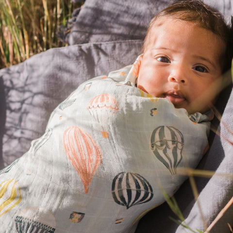 Milkbarn Muslin Swaddle Blanket - Organic Cotton
