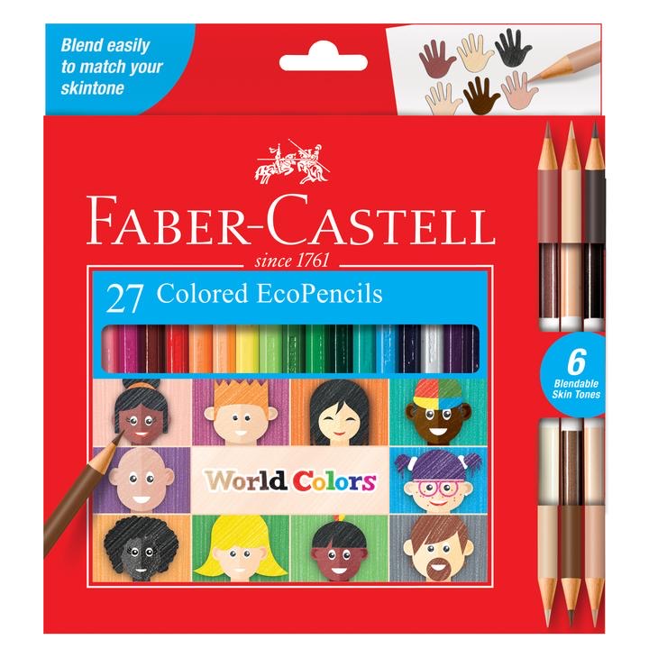 Faber-Castell World Colors Ecopencils 27 Count