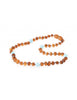 Baltic Amber and Semistone Teething Necklace