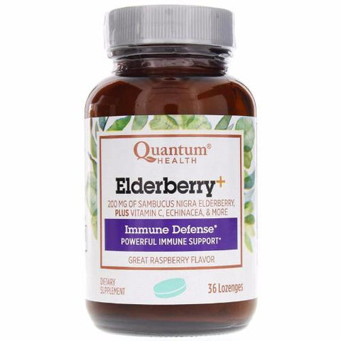 Quantum Health Elderberry+ Lozenges, 36 count