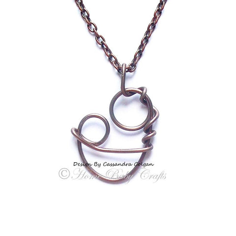 Home Baby Crafts Mother and Child Necklace