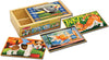 Melissa & Doug Wooden Jigsaw Puzzles in a box- Pets