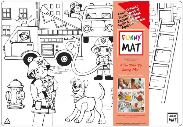 Funny Mat - Table Top Coloring Mats