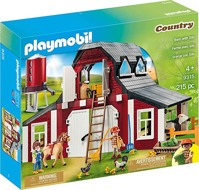 Playmobil Country Barn with Silo Item Number: 9315 – Mother Earth  Baby/Curious Kidz Toys