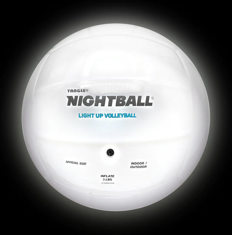 Tangle NightBall Volleyball-White