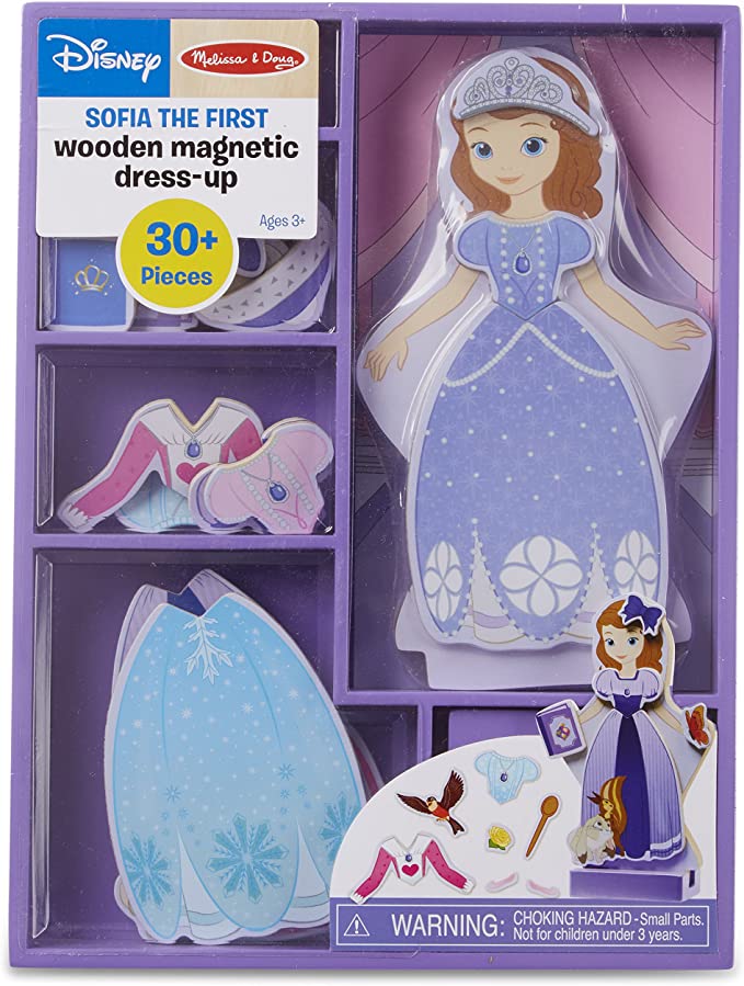 Melissa & Doug Sofia the First Wooden Magnetic Dress-Up