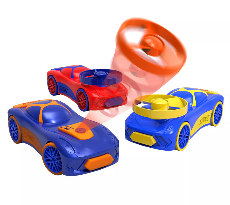 SD Toys Spinz Pull Back Race Car w/ Flying Disc