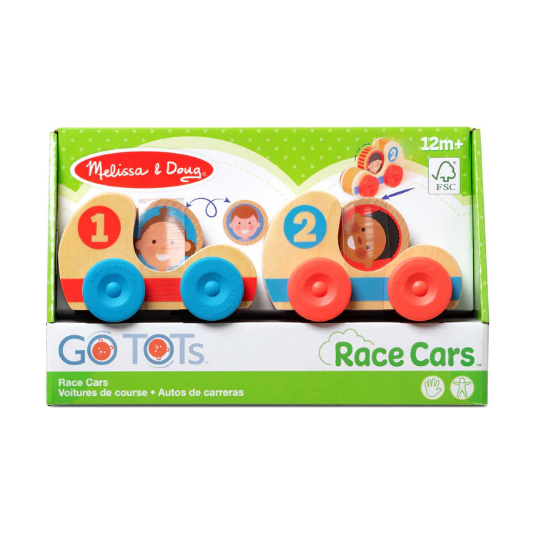 Melissa and Doug Go TOTs Wooden Race Cars