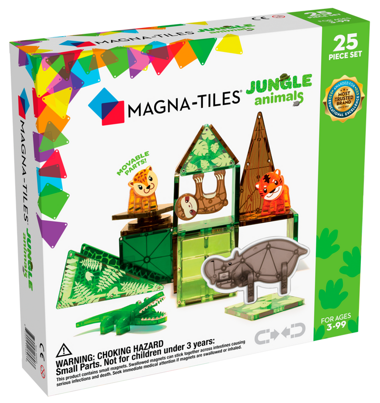 Magna-Tiles Jungle Animals 25 Piece