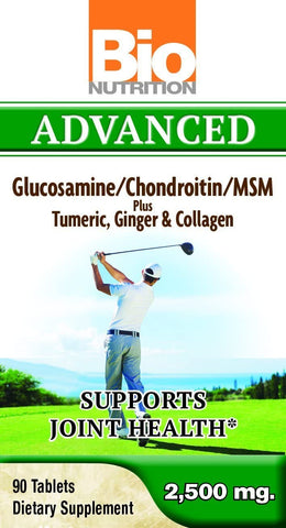 Bio Nutrition Advanced- Glucosamine/Chondroitin/MSM- 90 tablets