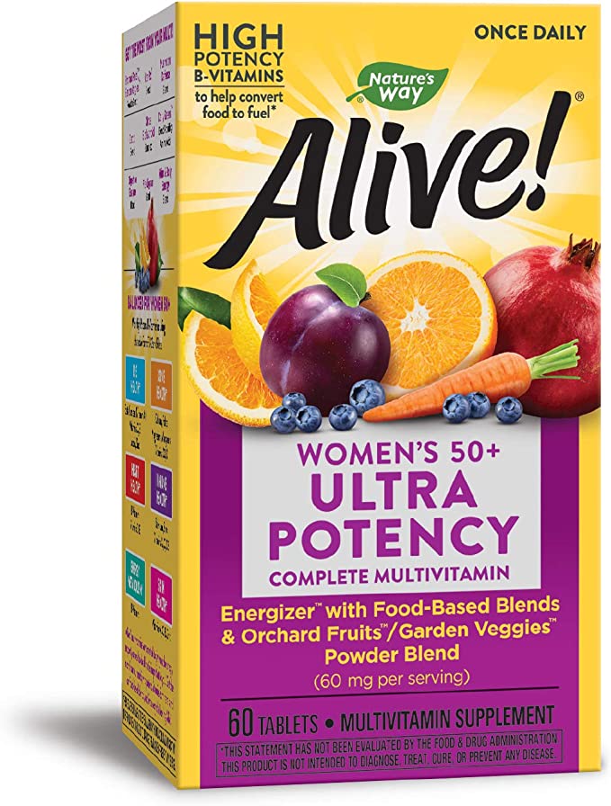 Nature’s Way Alive! Woman’s 50+ Ultra Potency Complete Multivitamin