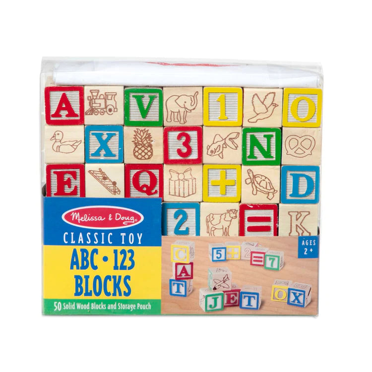 Melissa & Doug ABC and 123 Blocks