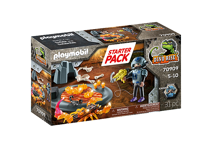 Playmobil Starter Pack 70909 Dino Rise: Fire Scorpion