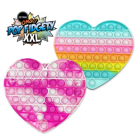 Top Trenz OMG Pop Fidgety - XXL Heart – Mother Earth Baby/Curious Kidz Toys