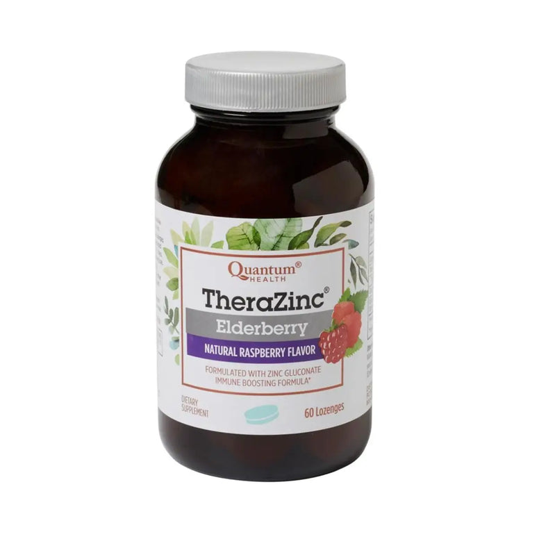 Quantum Health TheraZinc® Elderberry Lozenges, 60 count