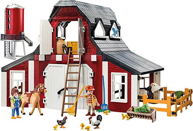 Playmobil Country Barn with Silo Item Number: 9315 – Mother Earth  Baby/Curious Kidz Toys