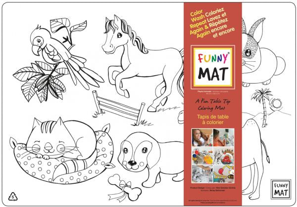 Funny Mat Washable Reusable Coloring Mats – To The Nines Manitowish Waters
