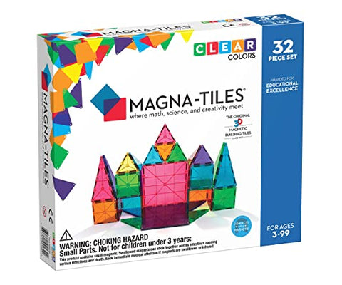 Magna-Tiles Clear Tiles 32 pc set