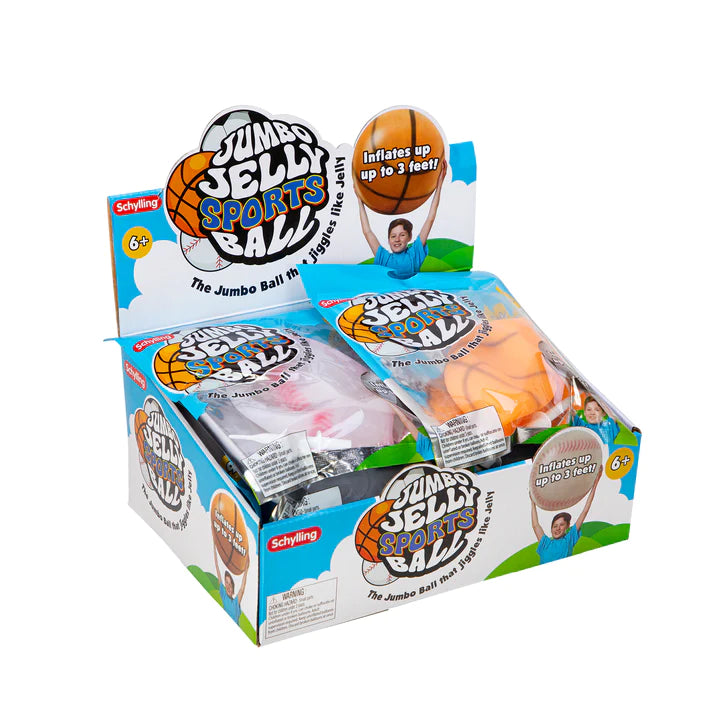 Schylling Jumbo Jelly Sports Ball Mother Earth Baby Curious Kidz