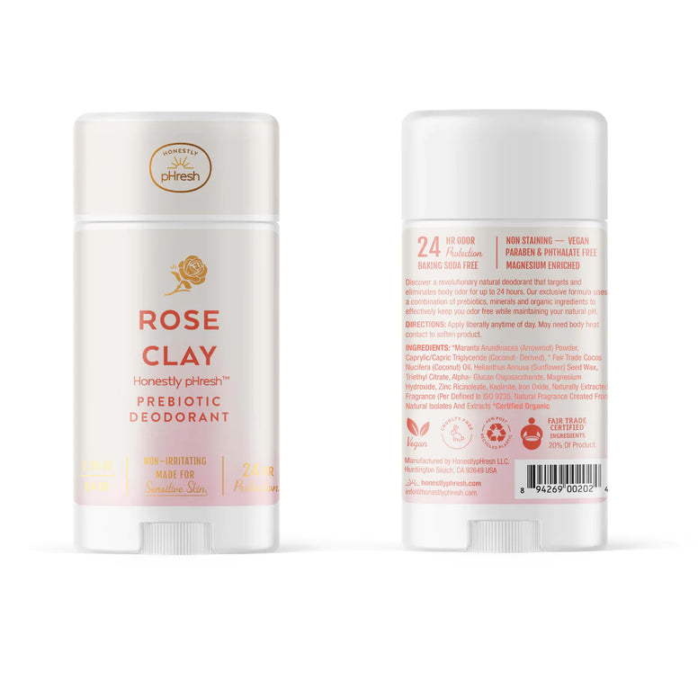 Honestly pHresh Rose Clay Prebiotic Deodorant
