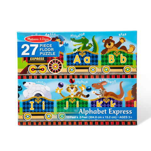 Melissa & Doug Alphabet Express Floor Puzzle-27 pieces