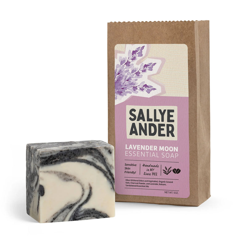 Sallyeander Lavender Moon Swirl Soap