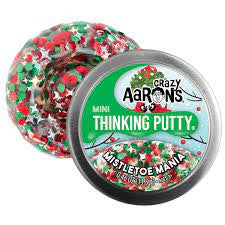 Crazy Aaron’s Mini Thinking Putty Mistletoe Mania