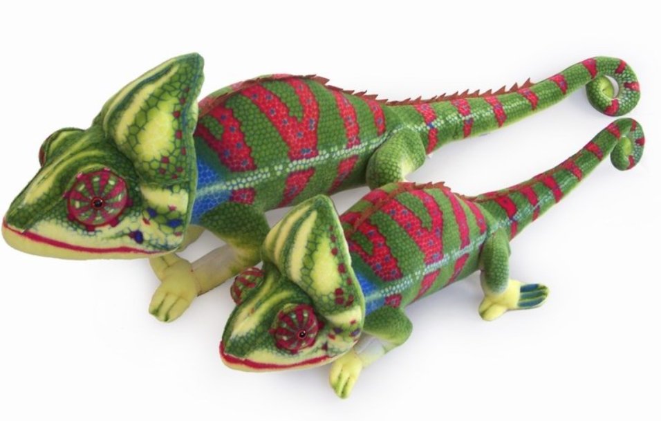 Real Planet Yemen Chameleon (Green) Plush 33.25in – Mother Earth  Baby/Curious Kidz Toys