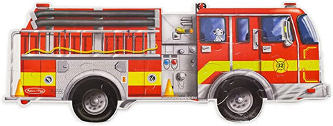 Melissa & Doug Giant Fire Truck Floor Puzzle-24 pieces